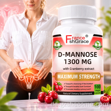 Shecome Cranberry D-Mannose-Kapseln für die Gesundheit der Harnwege